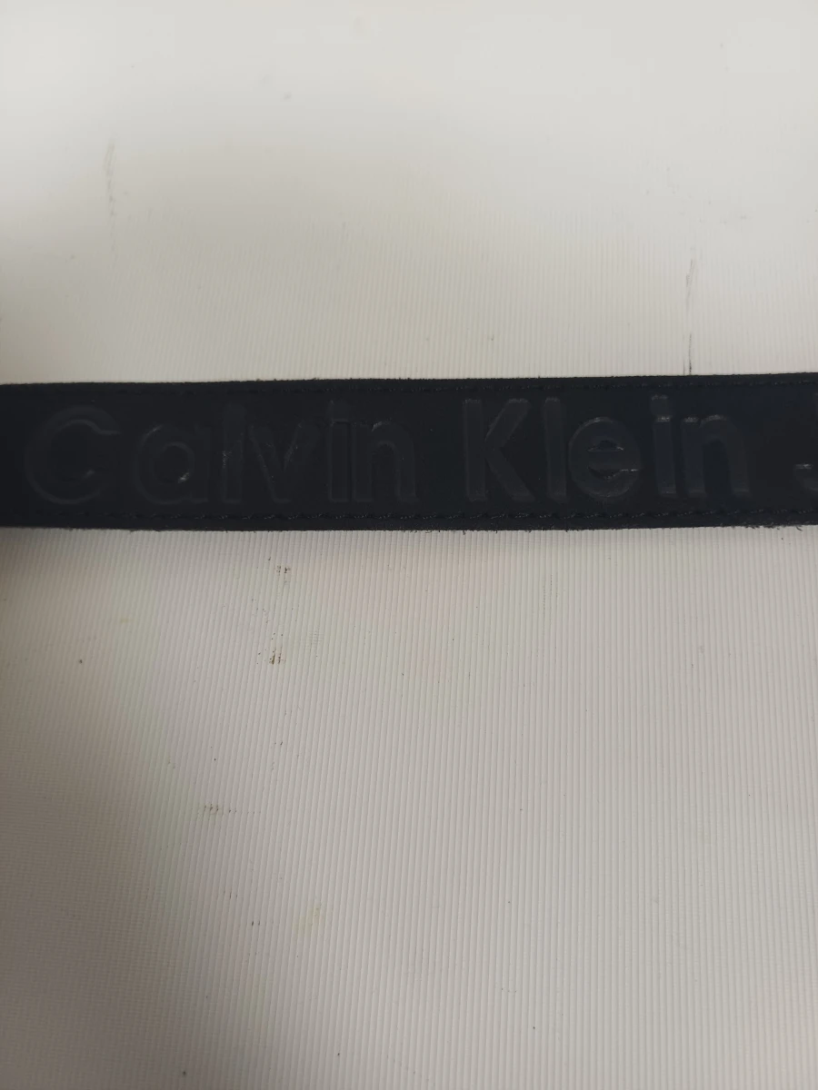 Calvin Klein leren riem - zwart - foto 4