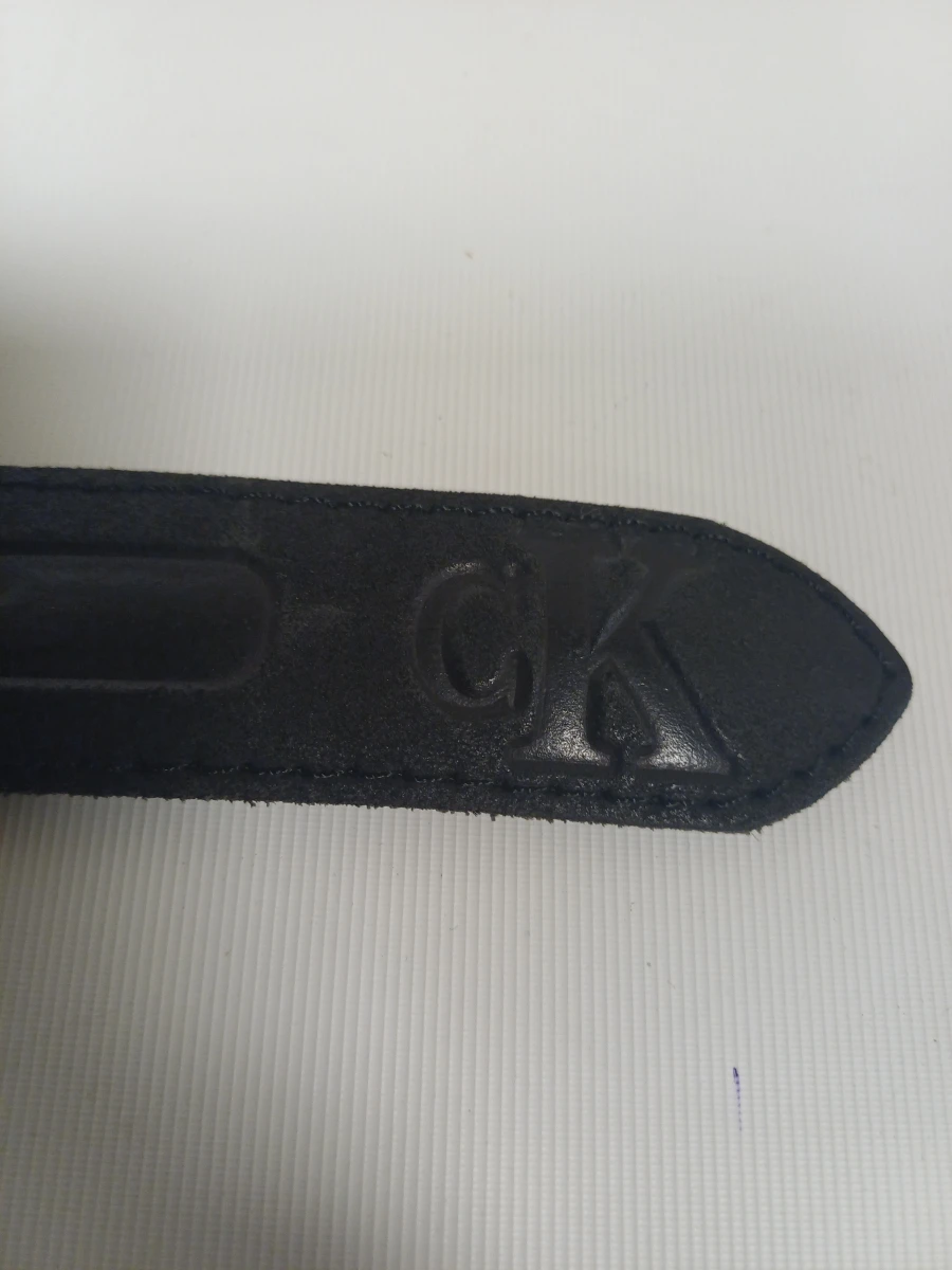 Calvin Klein leren riem - zwart - foto 6