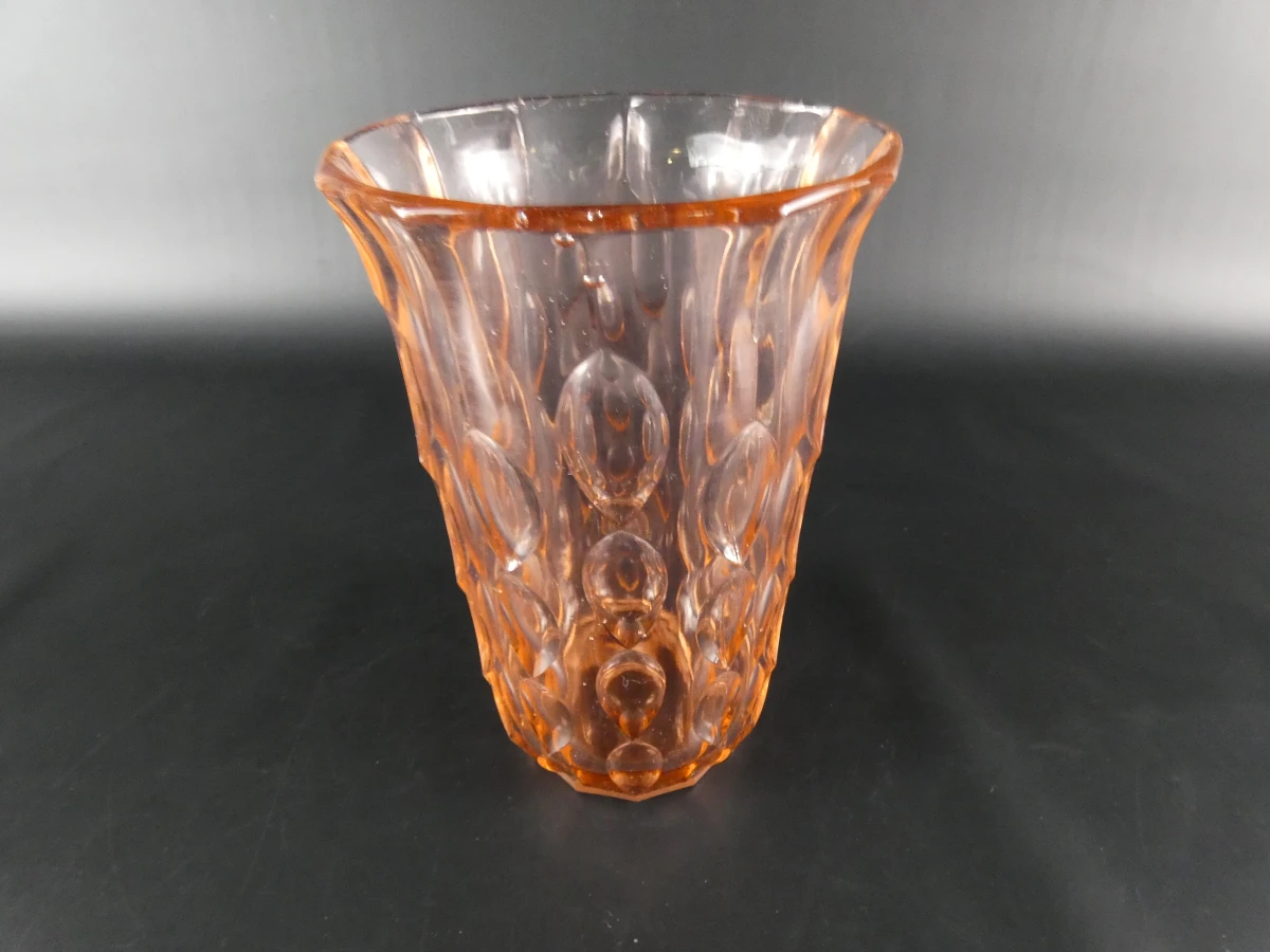 Set van 3 vintage Rosaline persglazen – Art Deco stijl - foto 15
