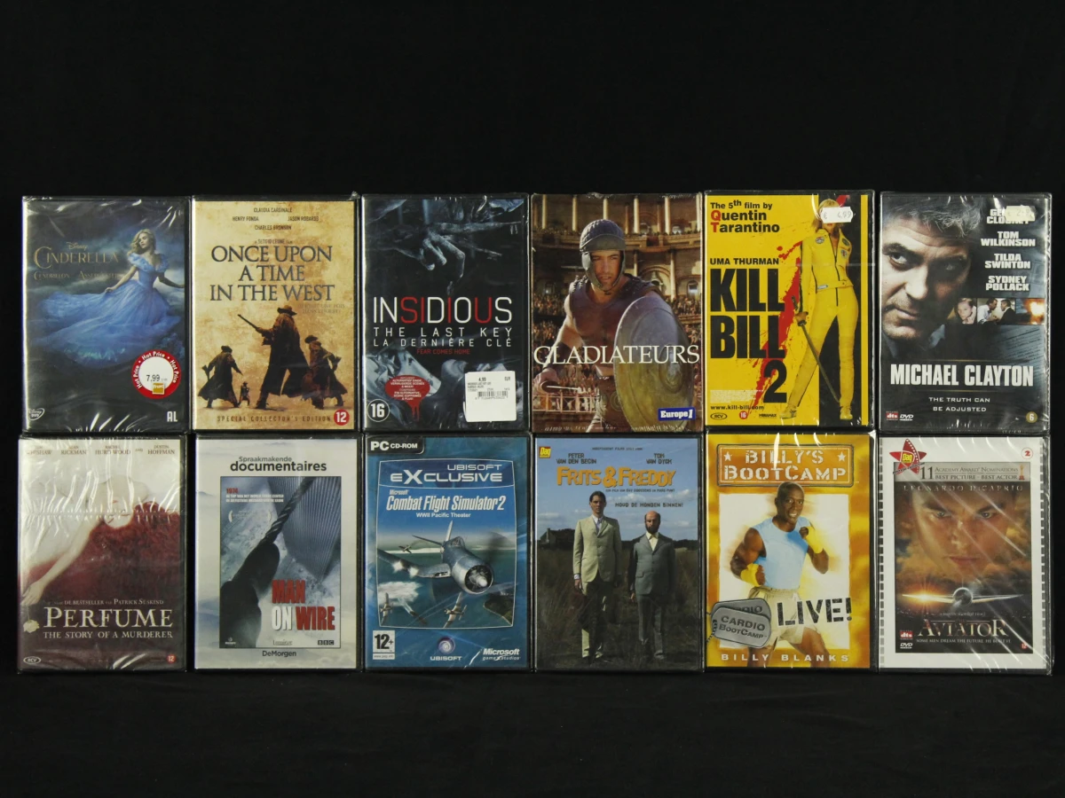 Groot lot van verzegelde dvd's en multimedia - foto 3