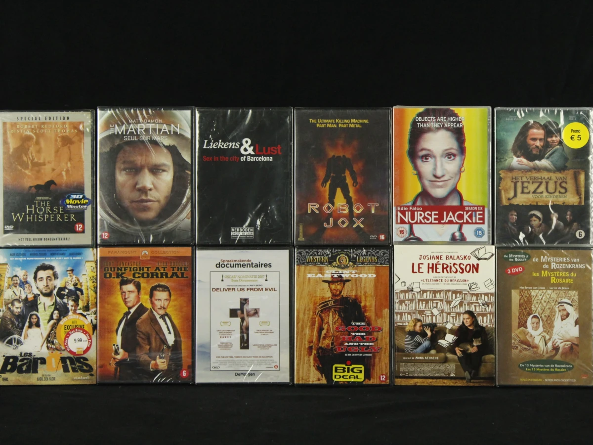 Groot lot van verzegelde dvd's en multimedia - foto 9