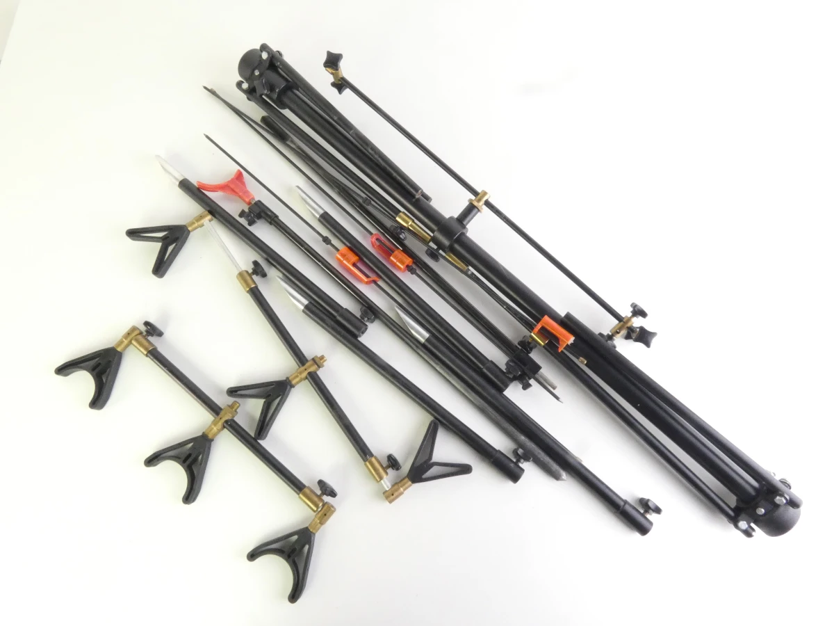 Complete karpervisset met hengels, molens, net en accessoires - foto 26