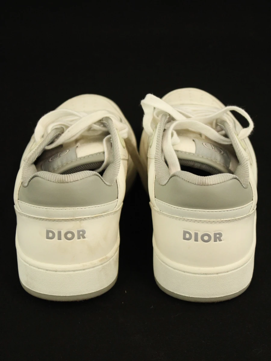 Dior Men's B27 white and grey casual herensneakers - foto 4