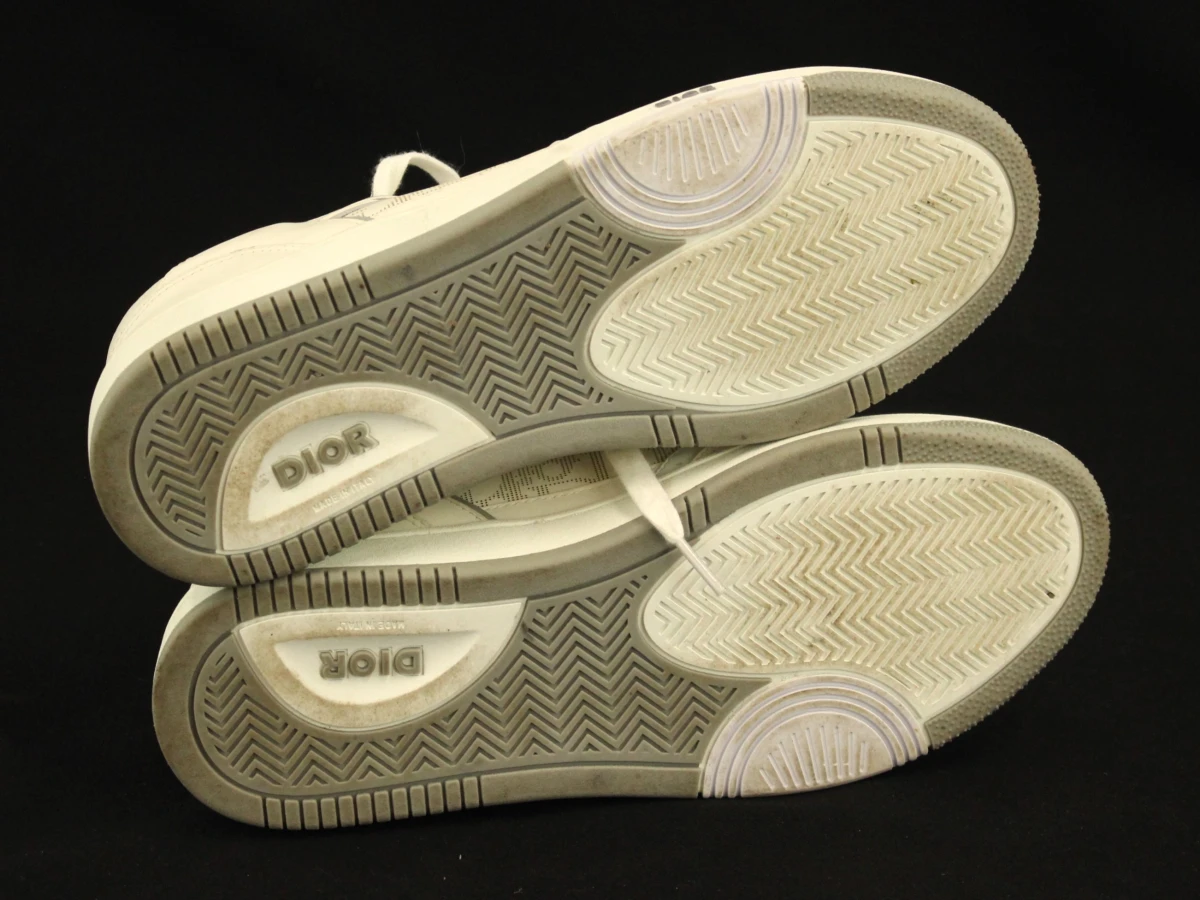 Dior Men's B27 white and grey casual herensneakers - foto 7