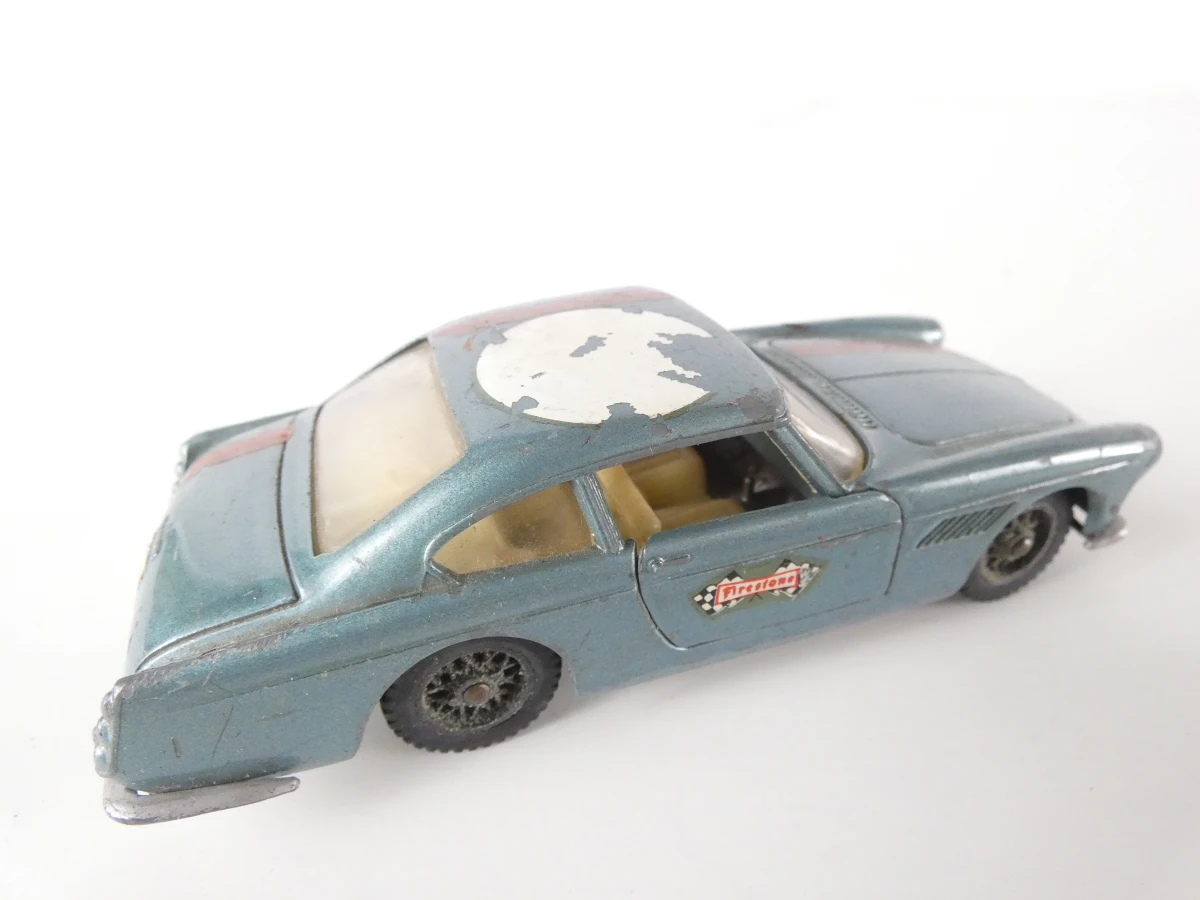 Set van 5 vintage metalen speelgoedauto's - foto 2