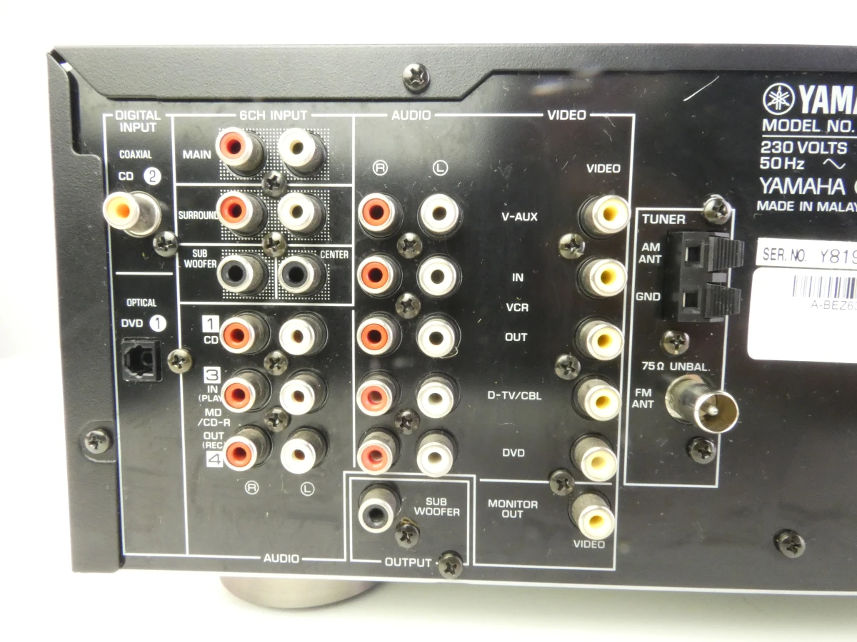 Yamaha RX-V430RDS Natural Sound AV-Receiver (5.1 Surround) met afstandsbediening - foto 11