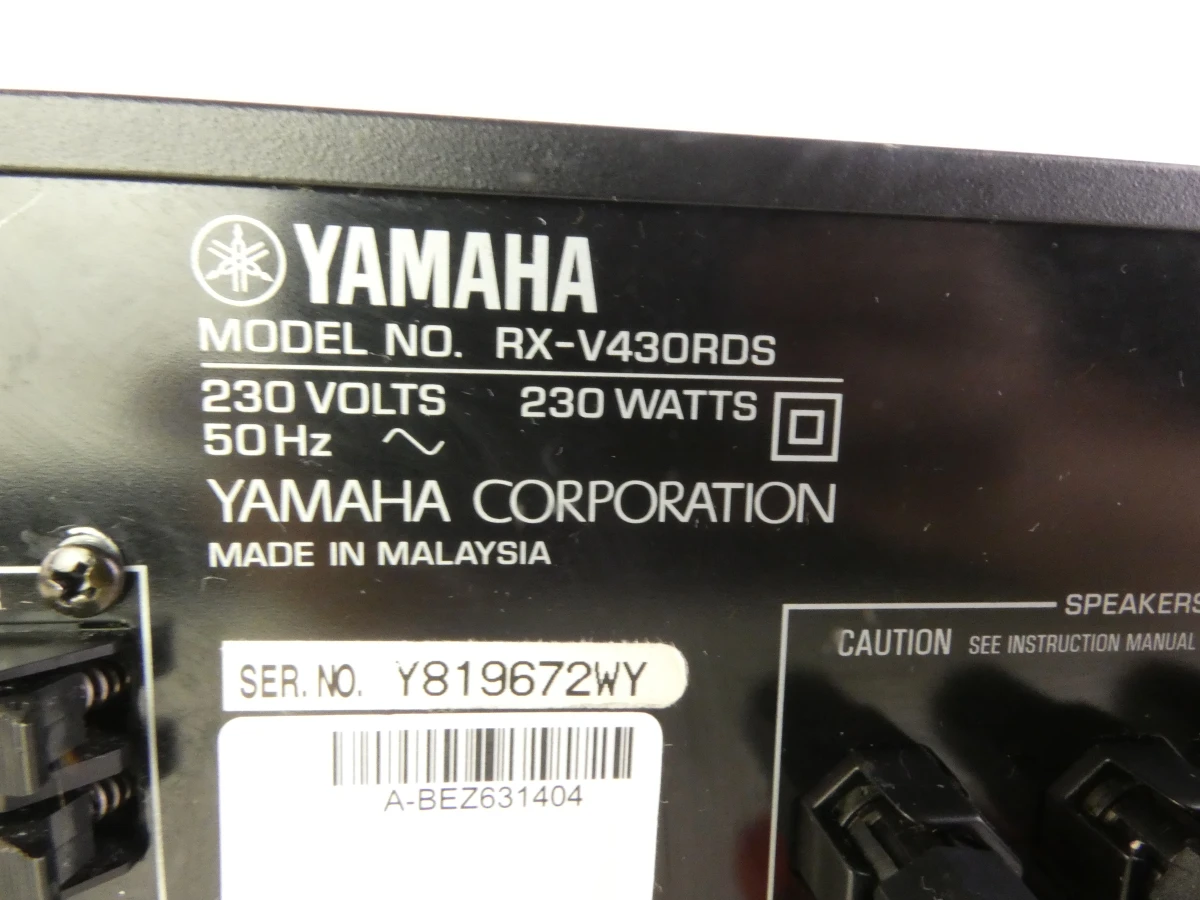 Yamaha RX-V430RDS Natural Sound AV-Receiver (5.1 Surround) met afstandsbediening - foto 12