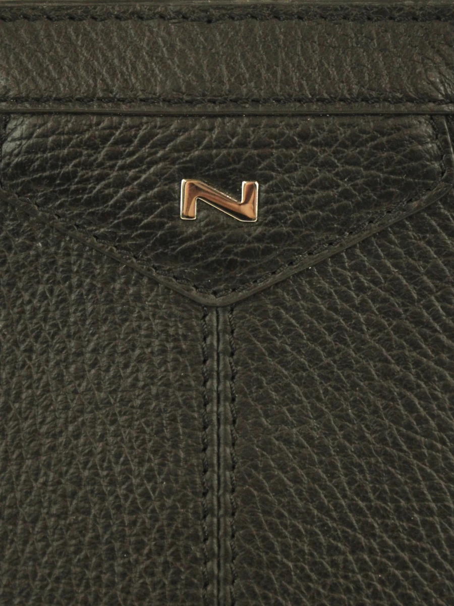 Nathan-Baume 1932 elegante zwarte lederen handtas - foto 2