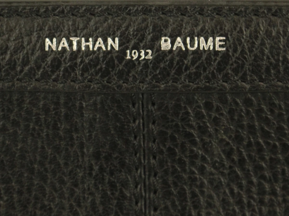 Nathan-Baume 1932 elegante zwarte lederen handtas - foto 5