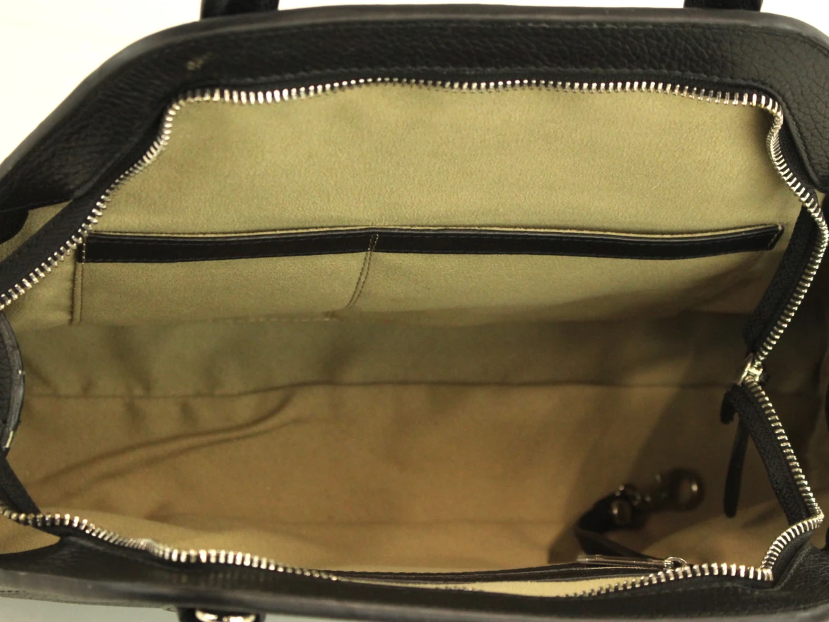 Nathan-Baume 1932 elegante zwarte lederen handtas - foto 9