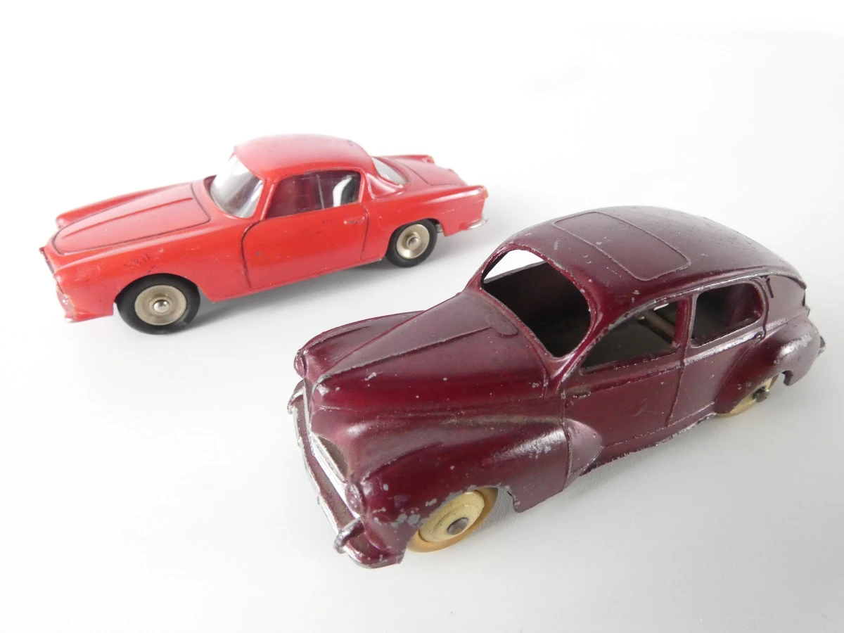 Set van 7 vintage speelgoedauto's - Dinky Toys metalen - foto 2