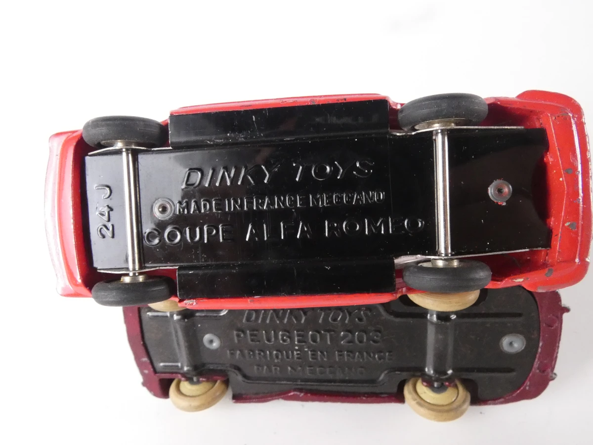 Set van 7 vintage speelgoedauto's - Dinky Toys metalen - foto 4