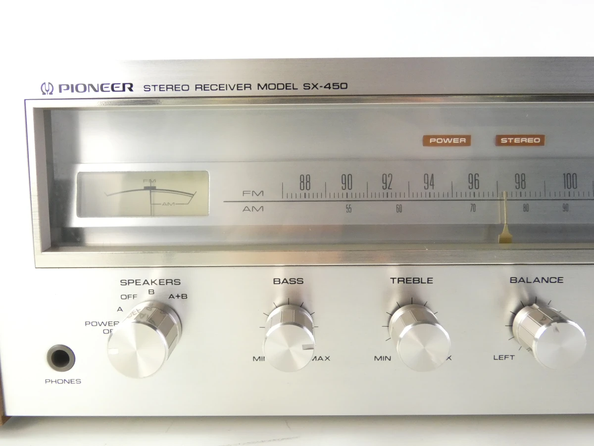 Pioneer Stereo Receiver Model SX-450 vintage versterker - foto 2
