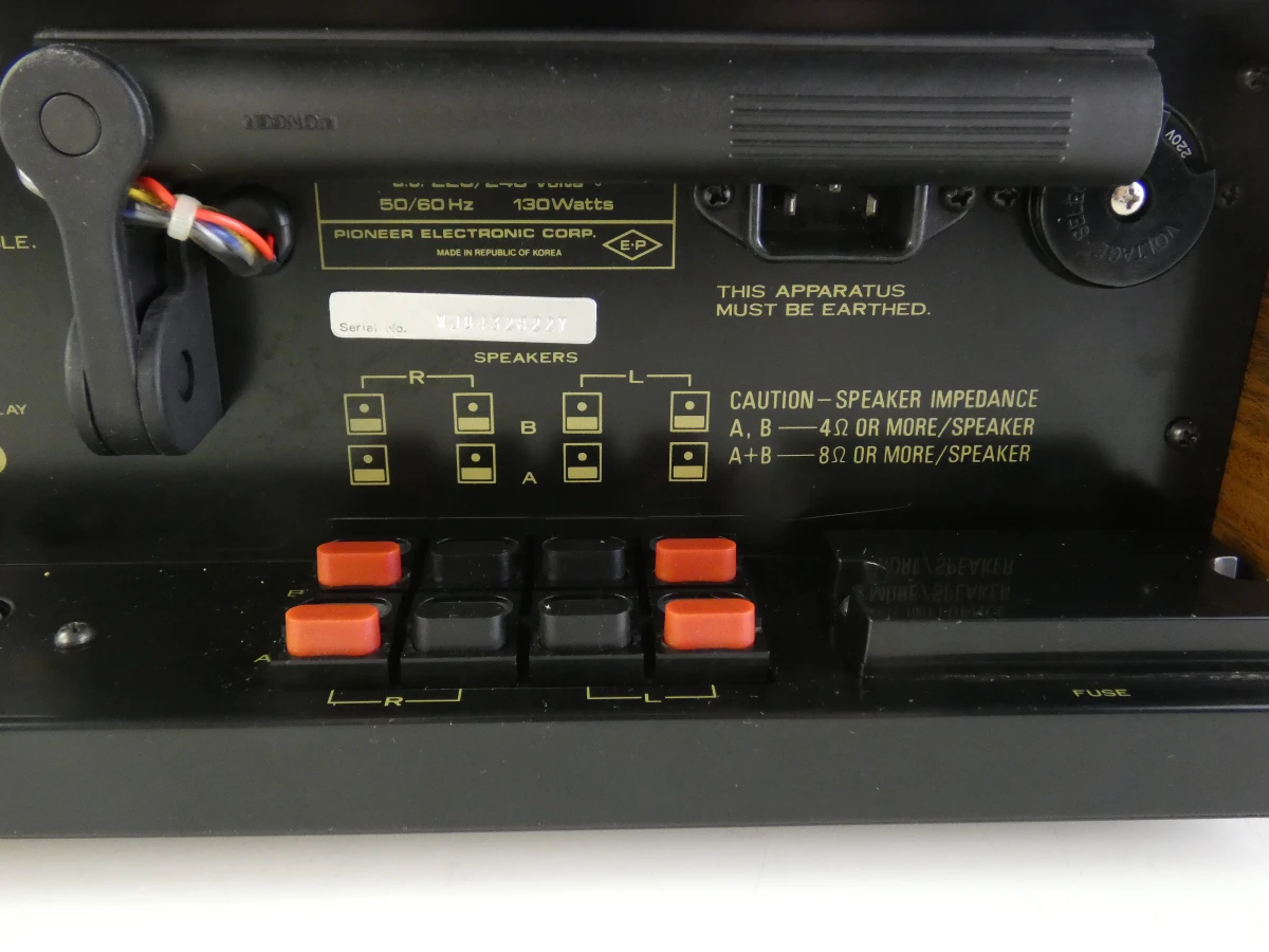 Pioneer Stereo Receiver Model SX-450 vintage versterker - foto 6