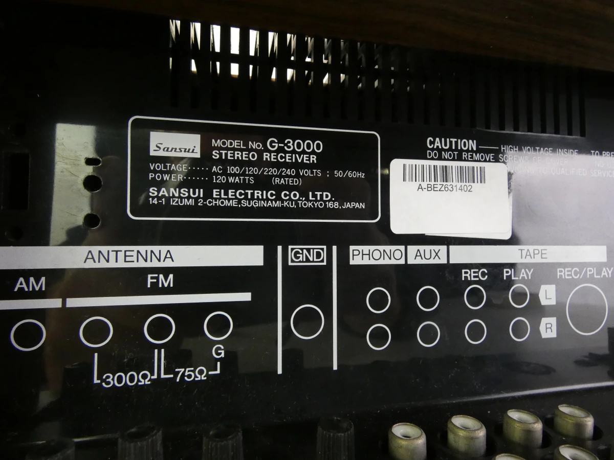 Vintage Sansui G-3000 Stereo Receiver - foto 15