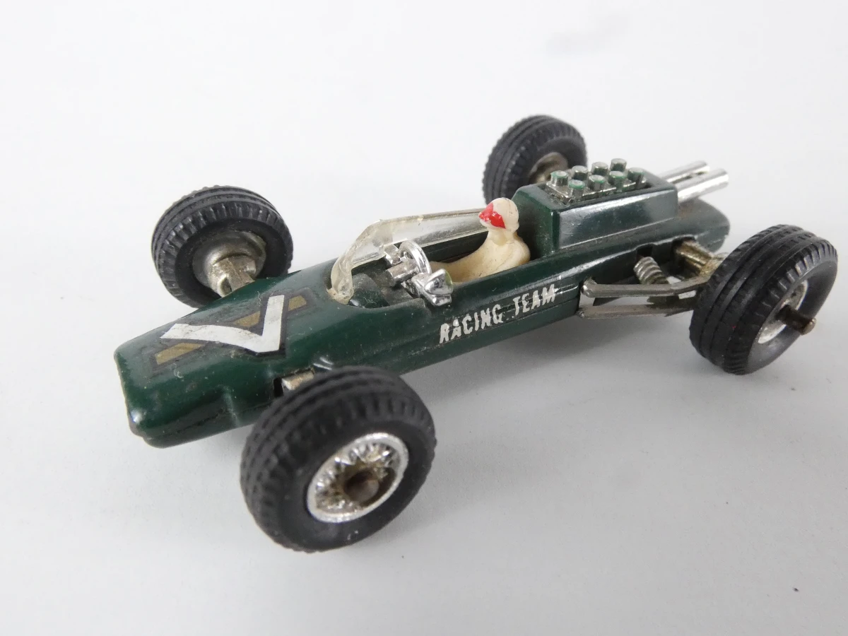 Set vintage miniatuur raceauto's met opbergkoffer - foto 5