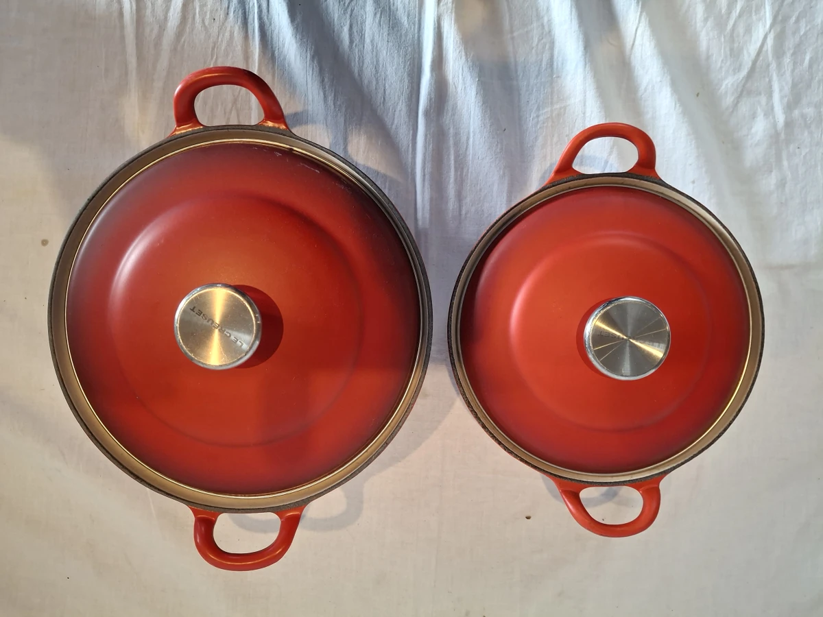 Set van 2 originele Le Creuset kookpotten - foto 3