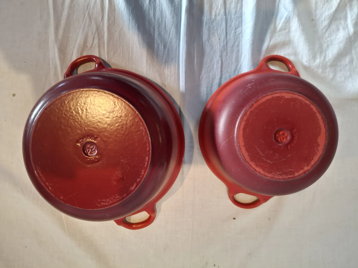 Set van 2 originele Le Creuset kookpotten - foto 5