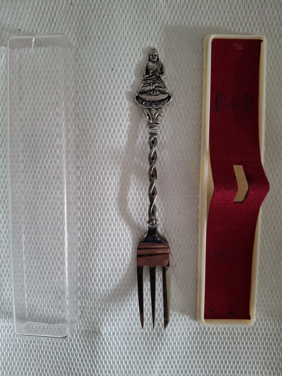 Lot vintage souvenirlepeltjes en -vorkjes - foto 4