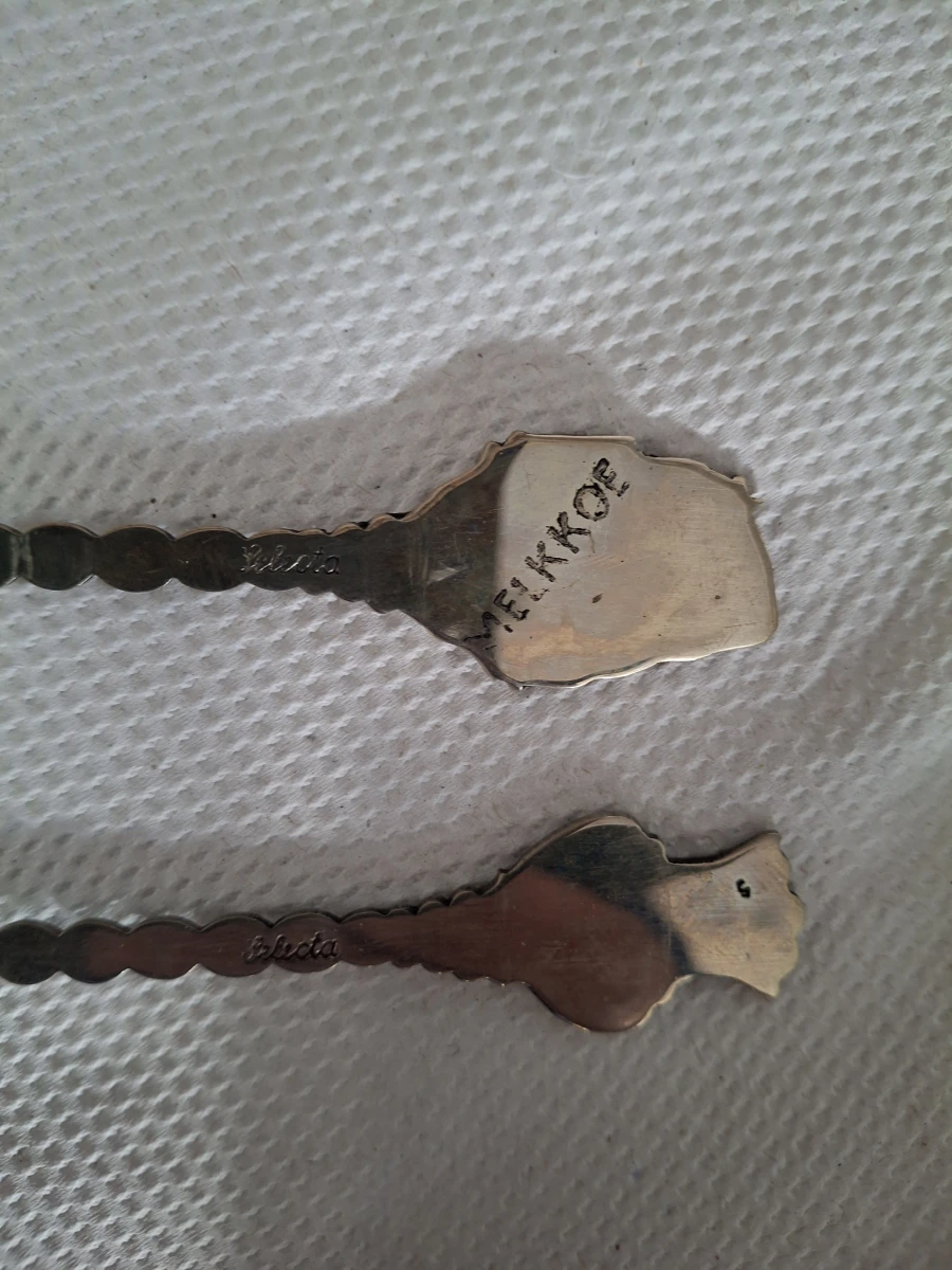 Lot vintage souvenirlepeltjes en -vorkjes - foto 14