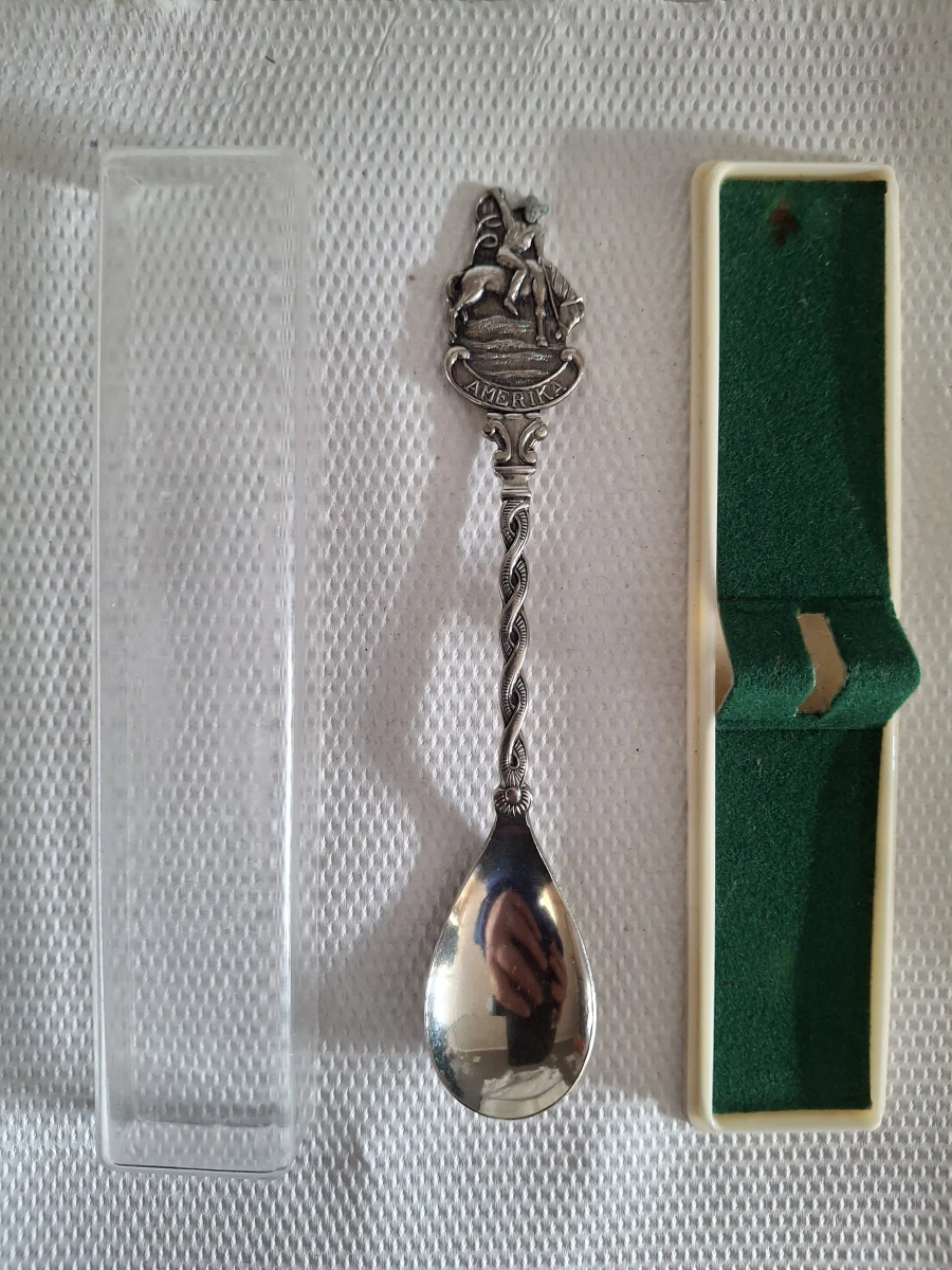 Lot vintage souvenirlepeltjes en -vorkjes - foto 5