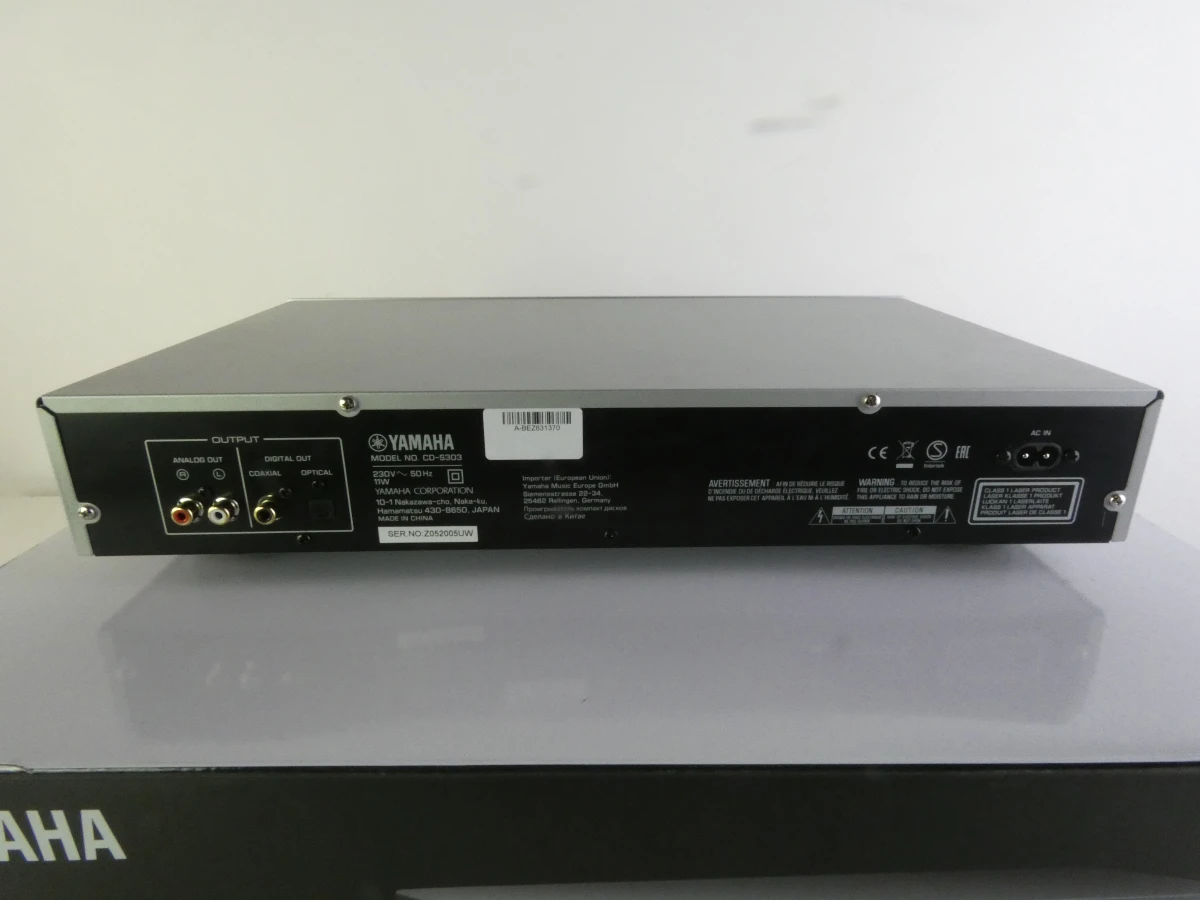 Yamaha CD-S303 - Hoogwaardige Hifi CD-Speler met USB (Zilver) - foto 9