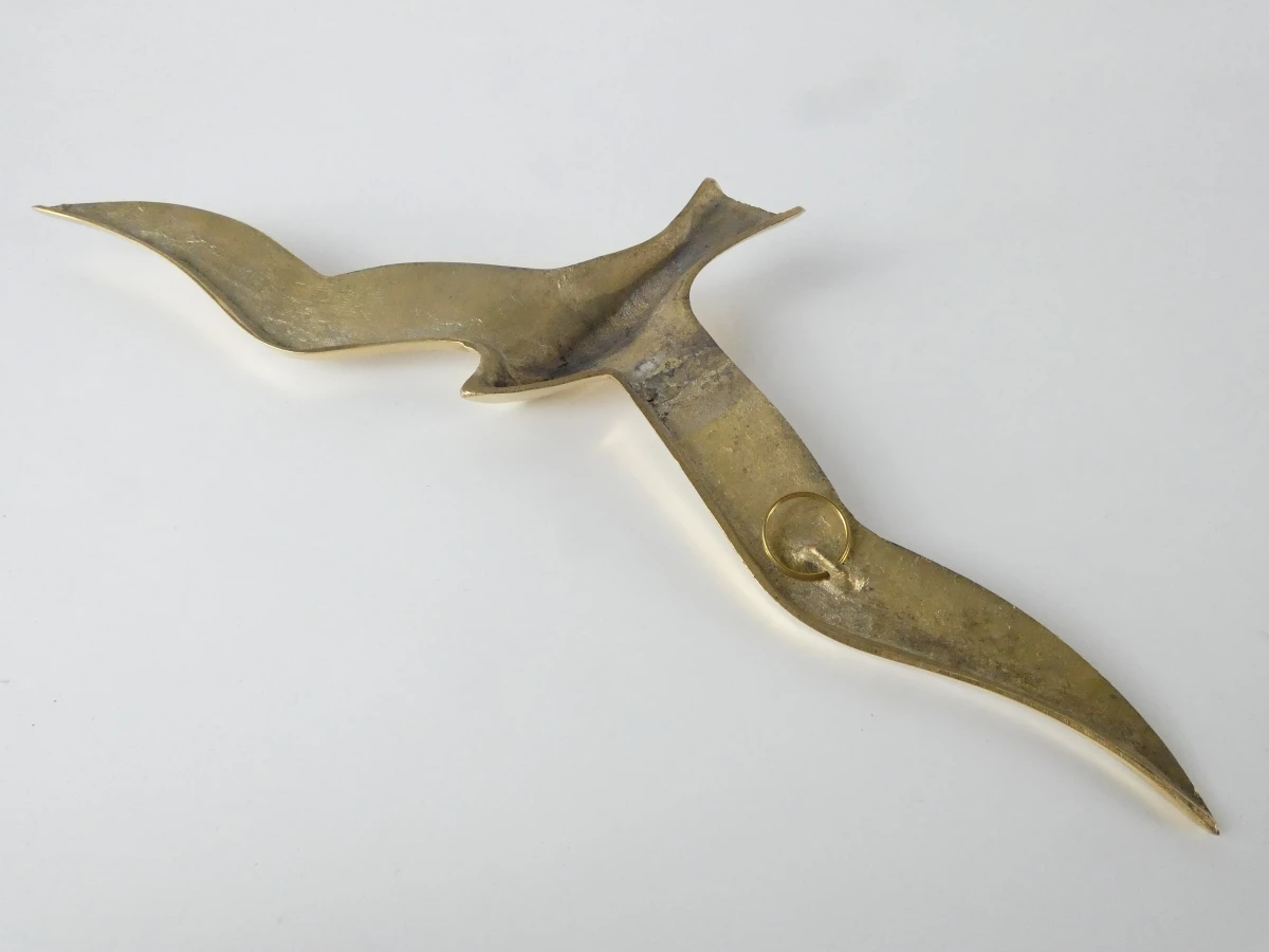 Set van 5 vintage messing wandvogels - foto 5