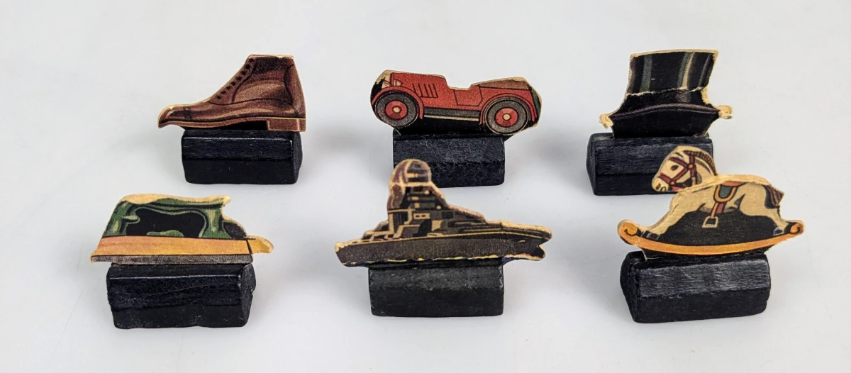 Vintage Monopoly bordspel – WOII-periode - foto 3