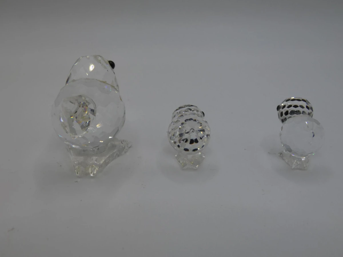 Swarovski kristallen vogelfiguren (hen met twee kuikens) - foto 4