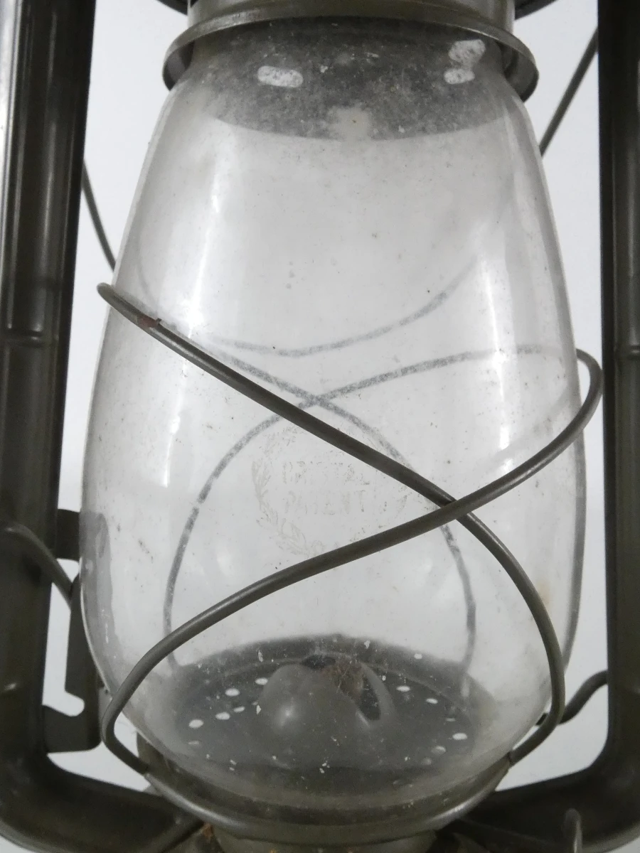 Set van 3 Vintage Lantaarns: 2x Meva 865 Stormlamp & 1x Messing Seinlamp / Carbidlamp - foto 6