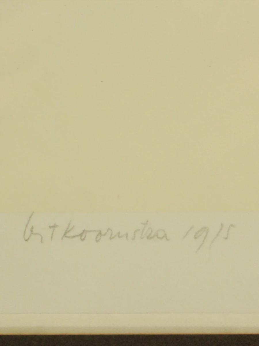 Metten Koornstra (1912–1978) – lithografie, épreuve d'artiste, 1975 - foto 6
