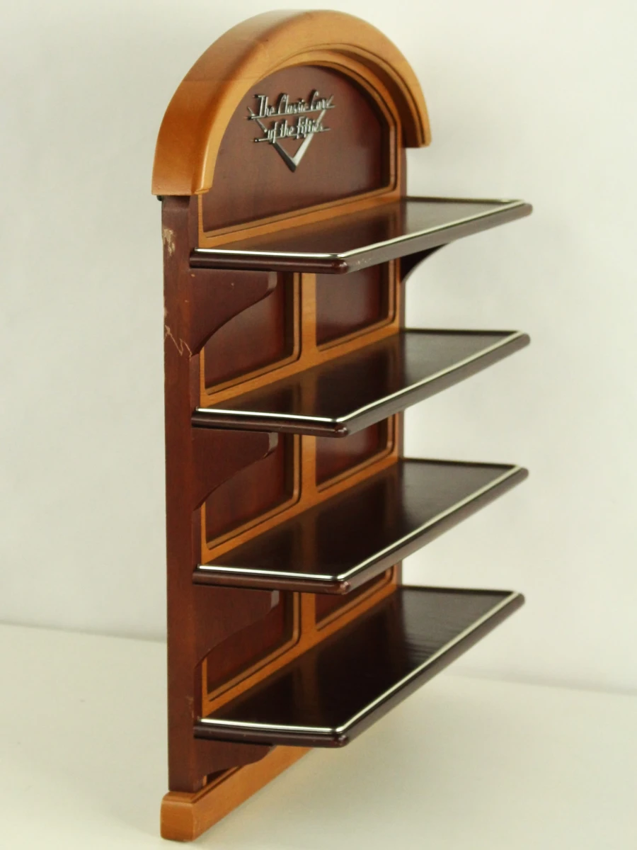Franklin Mint - Houten displayrek voor modelauto's van de jaren 50 - foto 7