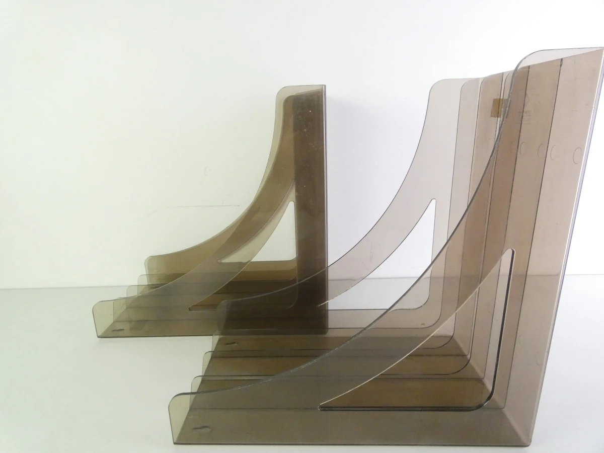Vintage vinylopbergset met koffer, platenrekken en platenalbums - foto 7