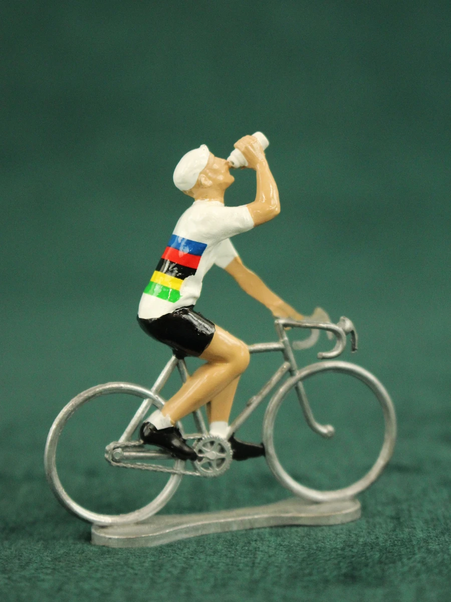 Bernard & Eddy – Little Cyclists World Tour – Lot van 7 miniatuurwielrenners in ovp - foto 6
