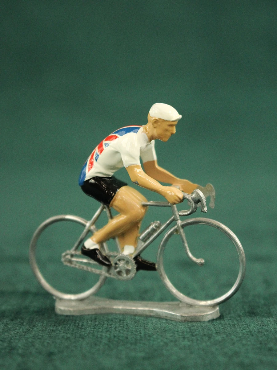 Bernard & Eddy – Little Cyclists World Tour – Lot van 7 miniatuurwielrenners in ovp - foto 7