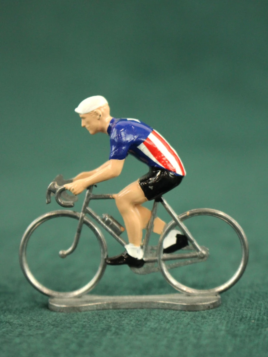 Bernard & Eddy – Little Cyclists World Tour – Lot van 7 miniatuurwielrenners in ovp - foto 10