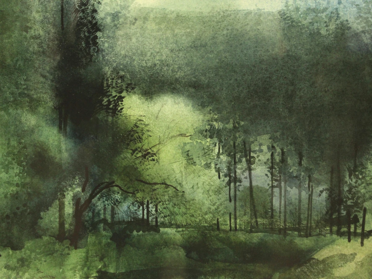 Renaat Veris (1940–2026) aquarel – Zomer '78 - foto 4