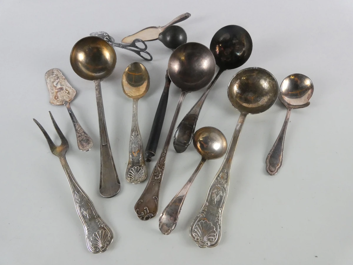 Grote vintage collectie bestek en serveerbestek - diverse merken - foto 2