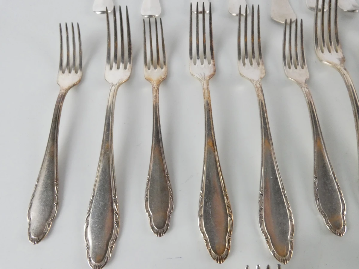 Grote vintage collectie bestek en serveerbestek - diverse merken - foto 12
