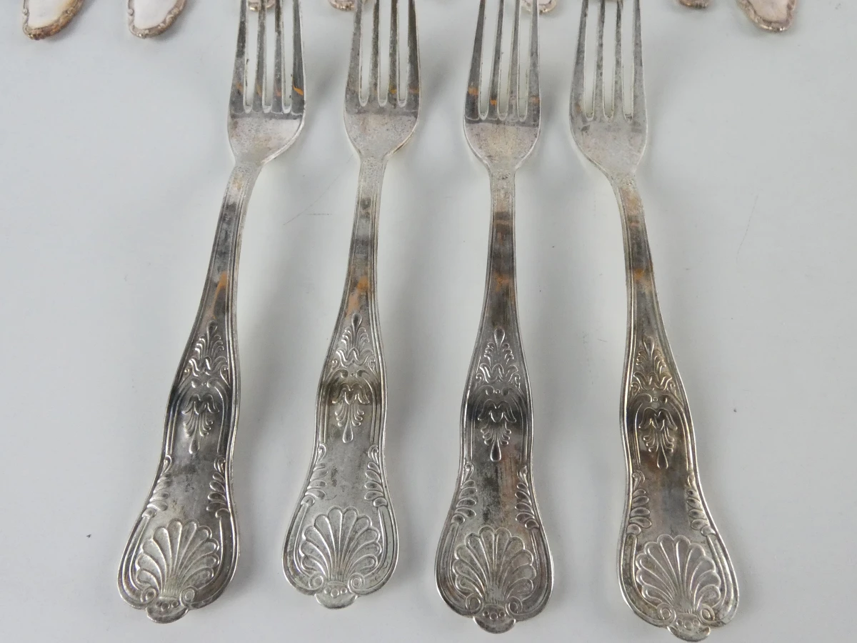 Grote vintage collectie bestek en serveerbestek - diverse merken - foto 13