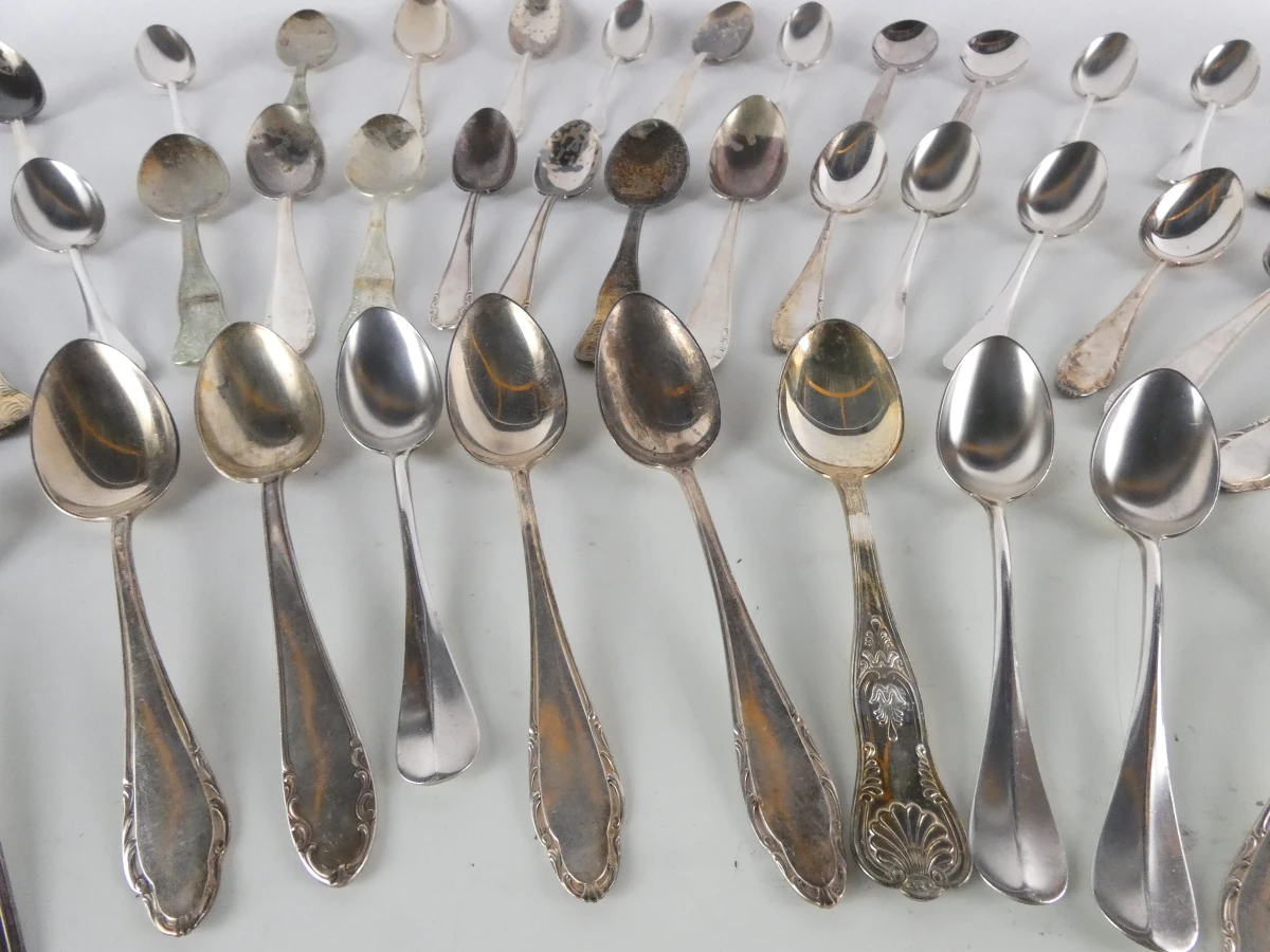 Grote vintage collectie bestek en serveerbestek - diverse merken - foto 16