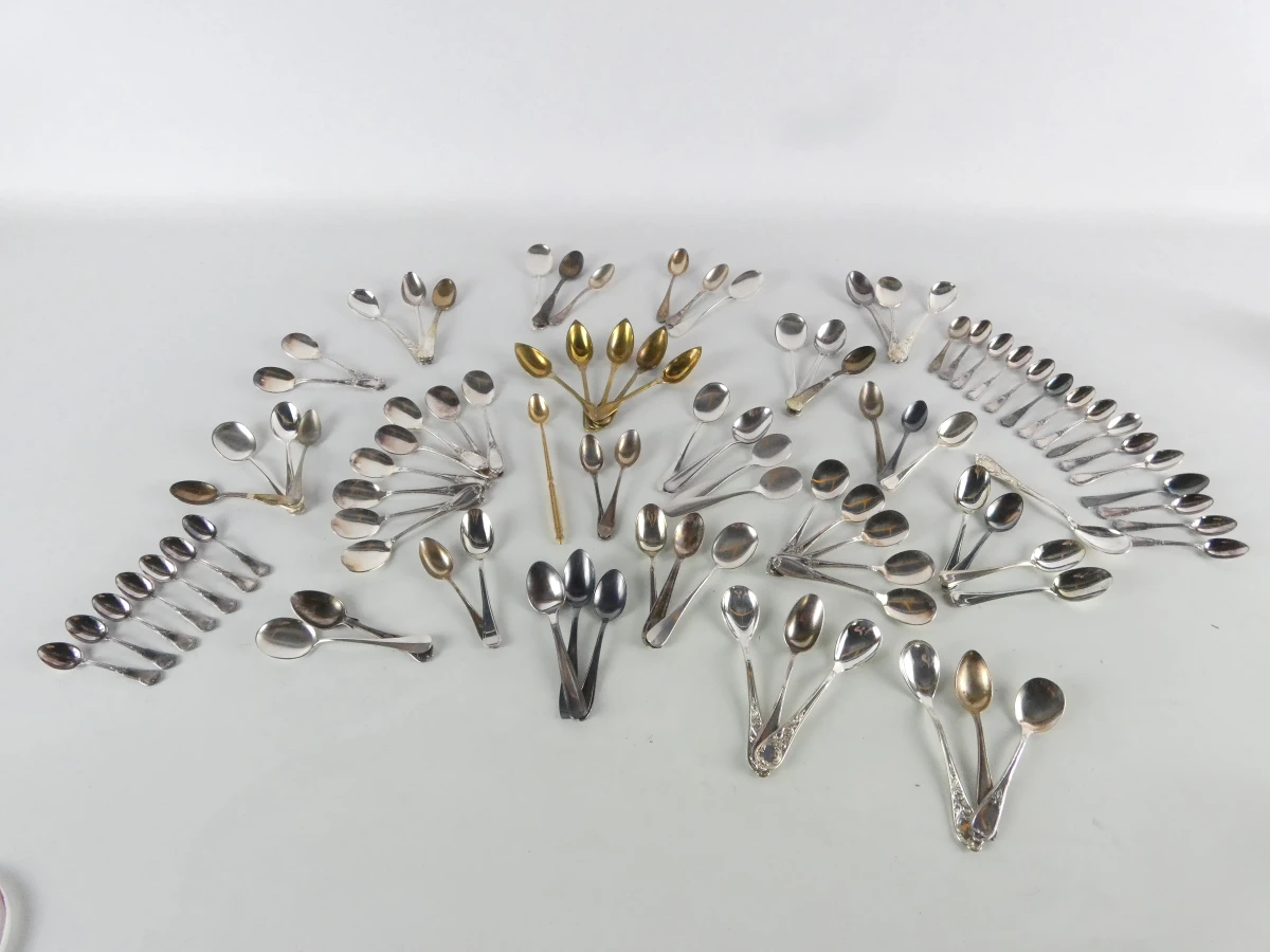 Grote vintage collectie bestek en serveerbestek - diverse merken - foto 18
