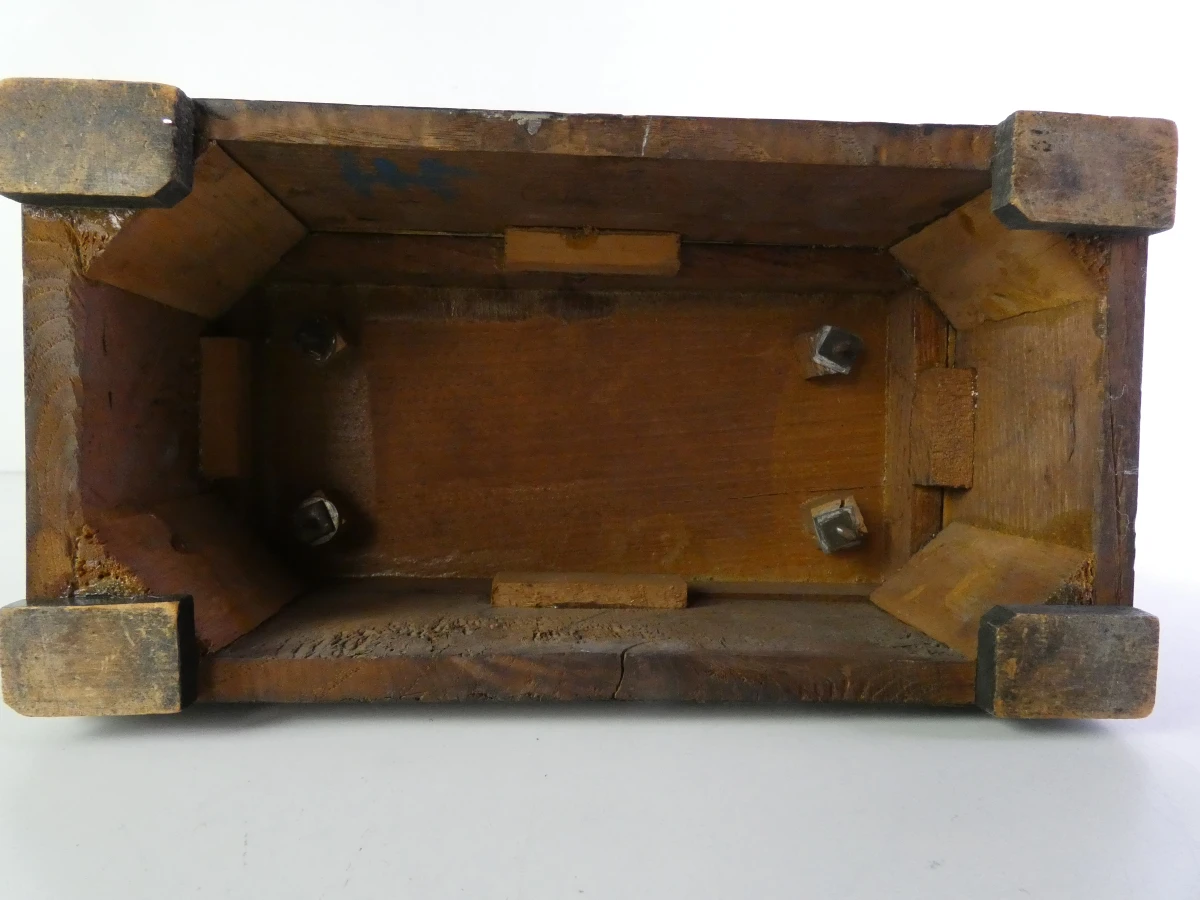 Vintage tafelklok met slinger - foto 15