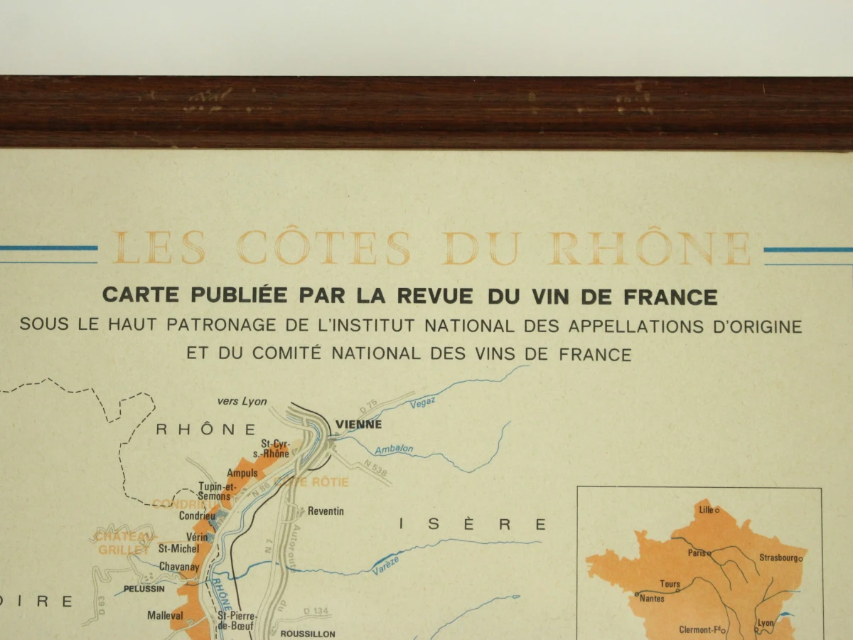 Kaart uitgegeven door La Revue du Vin de France - foto 2
