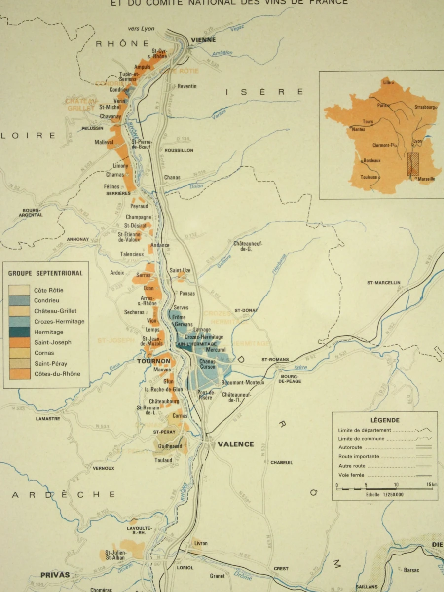 Kaart uitgegeven door La Revue du Vin de France - foto 10