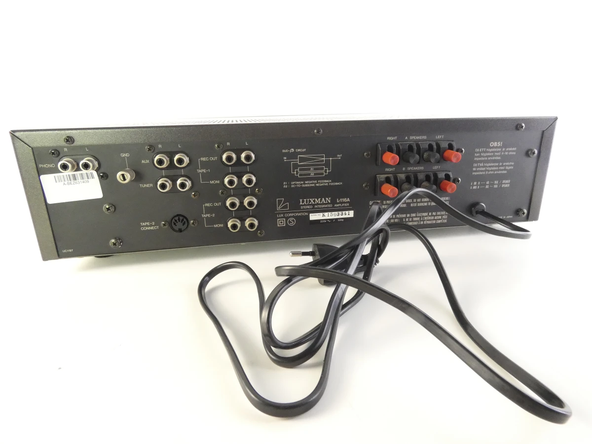 Vintage Luxman L-116A stereo geïntegreerde versterker - foto 7