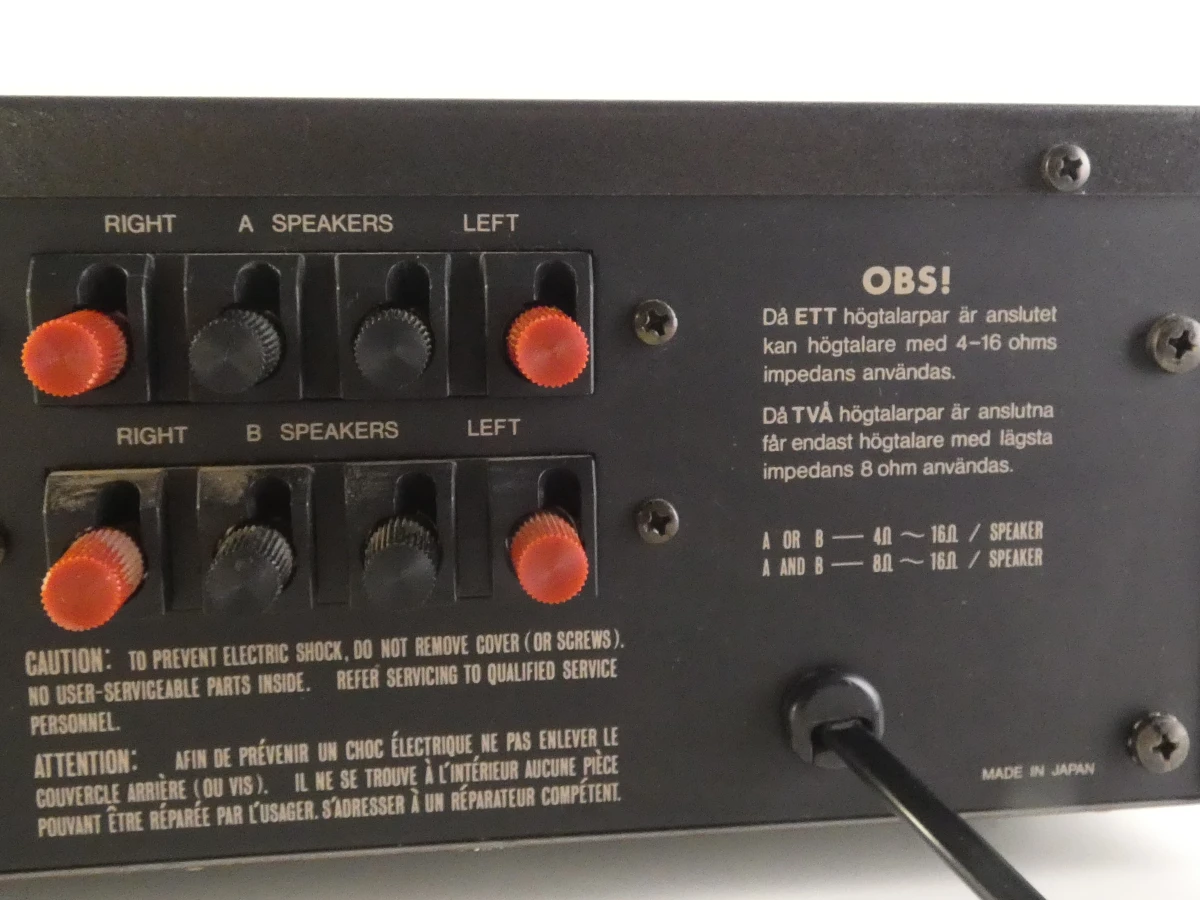 Vintage Luxman L-116A stereo geïntegreerde versterker - foto 10