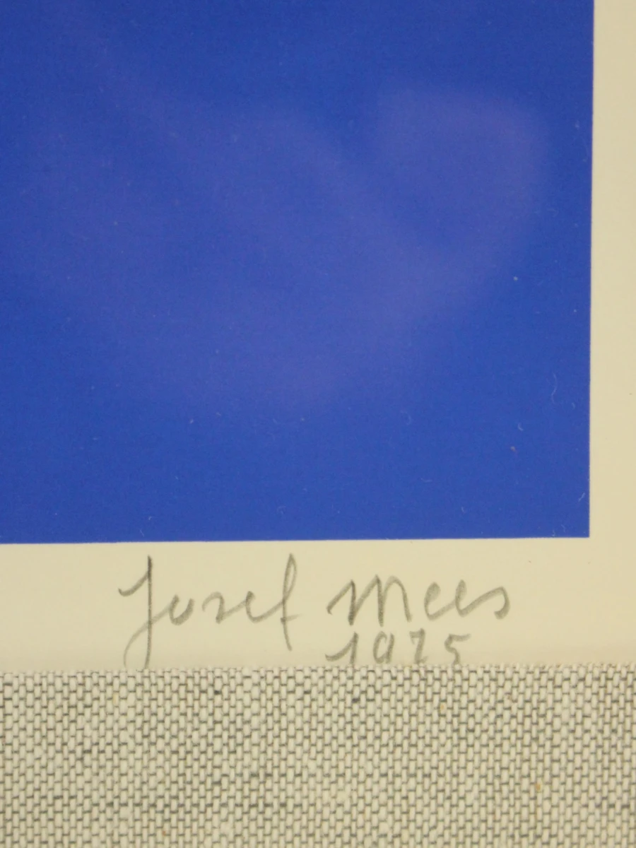 Jozef Mees (1898–1987) – Abstracte compositie – litho 1975 - foto 8