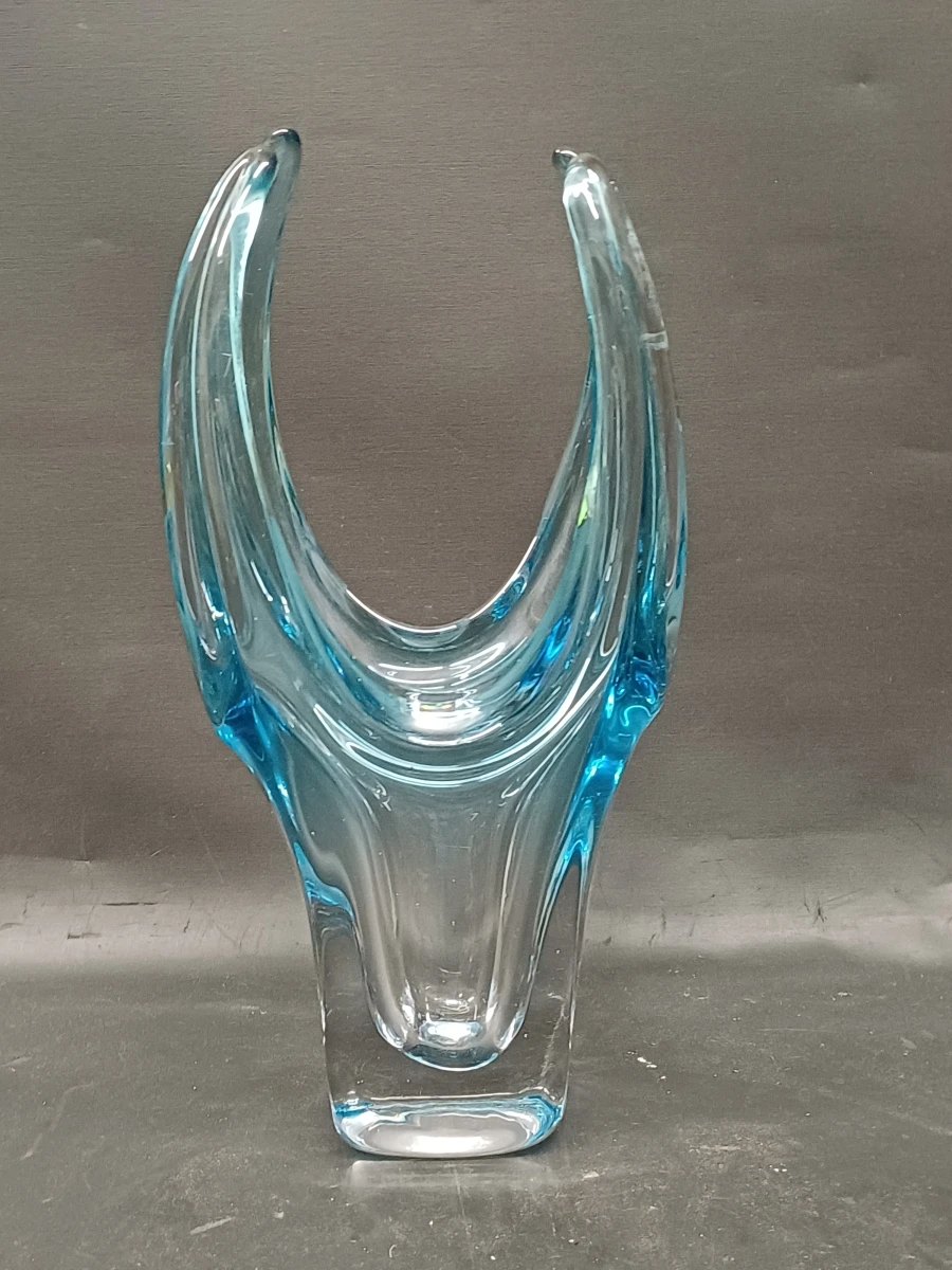 Vintage Murano-Stijl kunstglazen vaas - foto 2