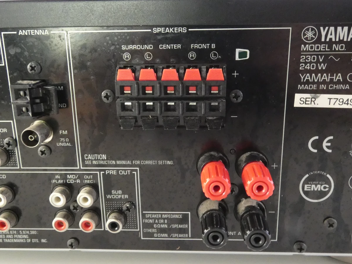 Yamaha RX-V365 - 5.1-kanaals AV-receiver - foto 8